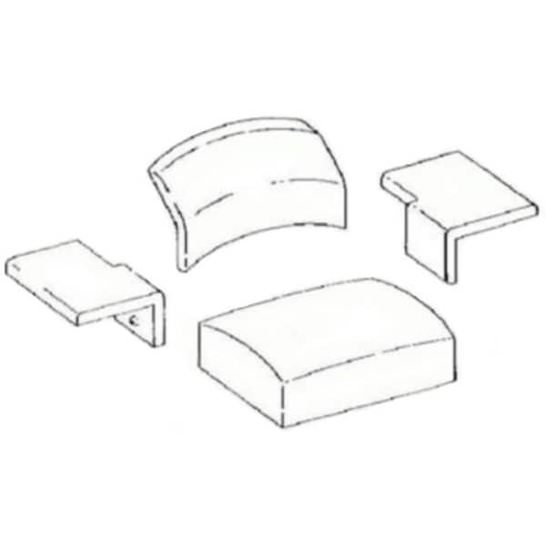 Aic Replacement Parts 8H433 4H4078 8H9167 Seat Cushion Set Fits Caterpillar Fits CAT D5 D6C D7 D8 D9 8H433CAT4PC-COMPLTCSHNSET - main